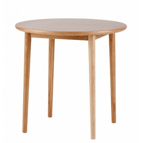 Dřevěný kulatý stůl PROP