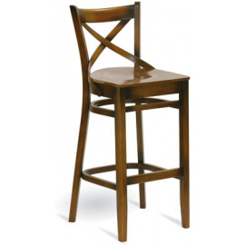 Dřevěná barová židle H-5245