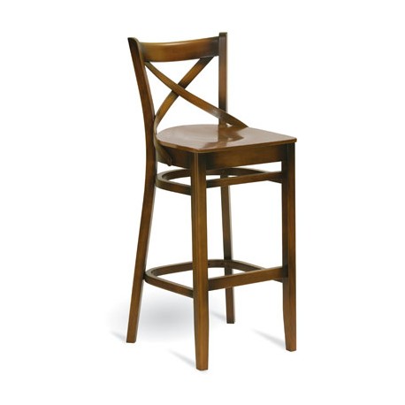 Dřevěná barová židle H-5245