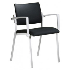 Zdravotnická židle SQUARE šedý plast 