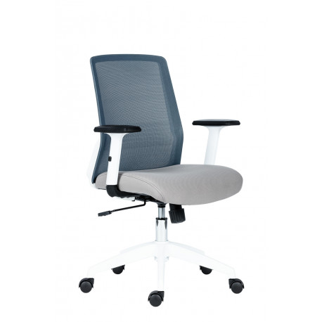 Kancelářská židle NOVELLO WHITE-GREY