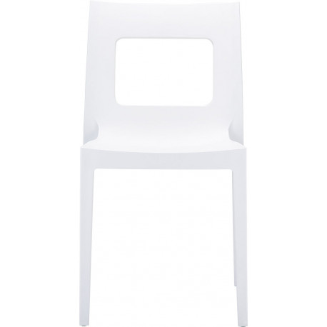 Plastová židle LUCCA bílá 8697443555352