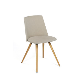 Čalouněná židle 361-D s dřevěnou podnoží