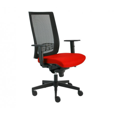 Kancelářská židle KENT síť černá bez posuvu sedáku
