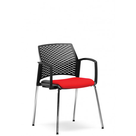 Jednací židle REWIND RW 2102 čalouněný sedák