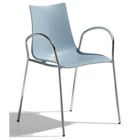 Plastová židle ZEBRA TECHNOPOLYMER s područkami 2616