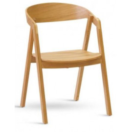 Dřevěná židle GURU sedák masiv dub