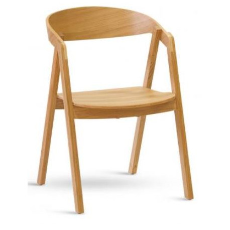 Dřevěná židle GURU dub - sedák masiv