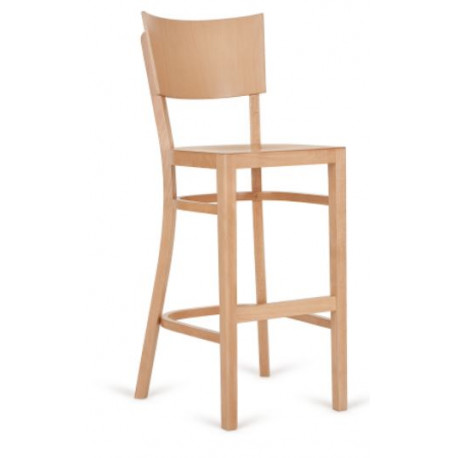 Dřevěná barová židle H-9927