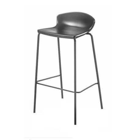 Plastová barová židle EASY 67 černá