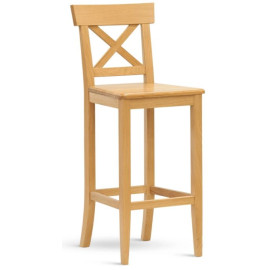 Dřevěná barová židle HOKER