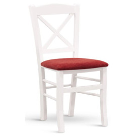 Dřevěná židle s čalouněným sedákem CLAYTON