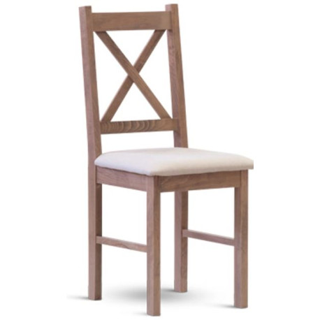 Dřevěná židle s čalouněným sedákem TERA 79