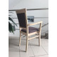 Dřevěná židle s područkami MANTA