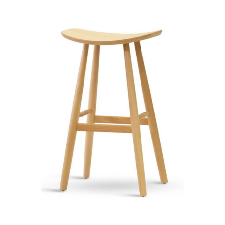 Dřevěná barová židle GURU buk